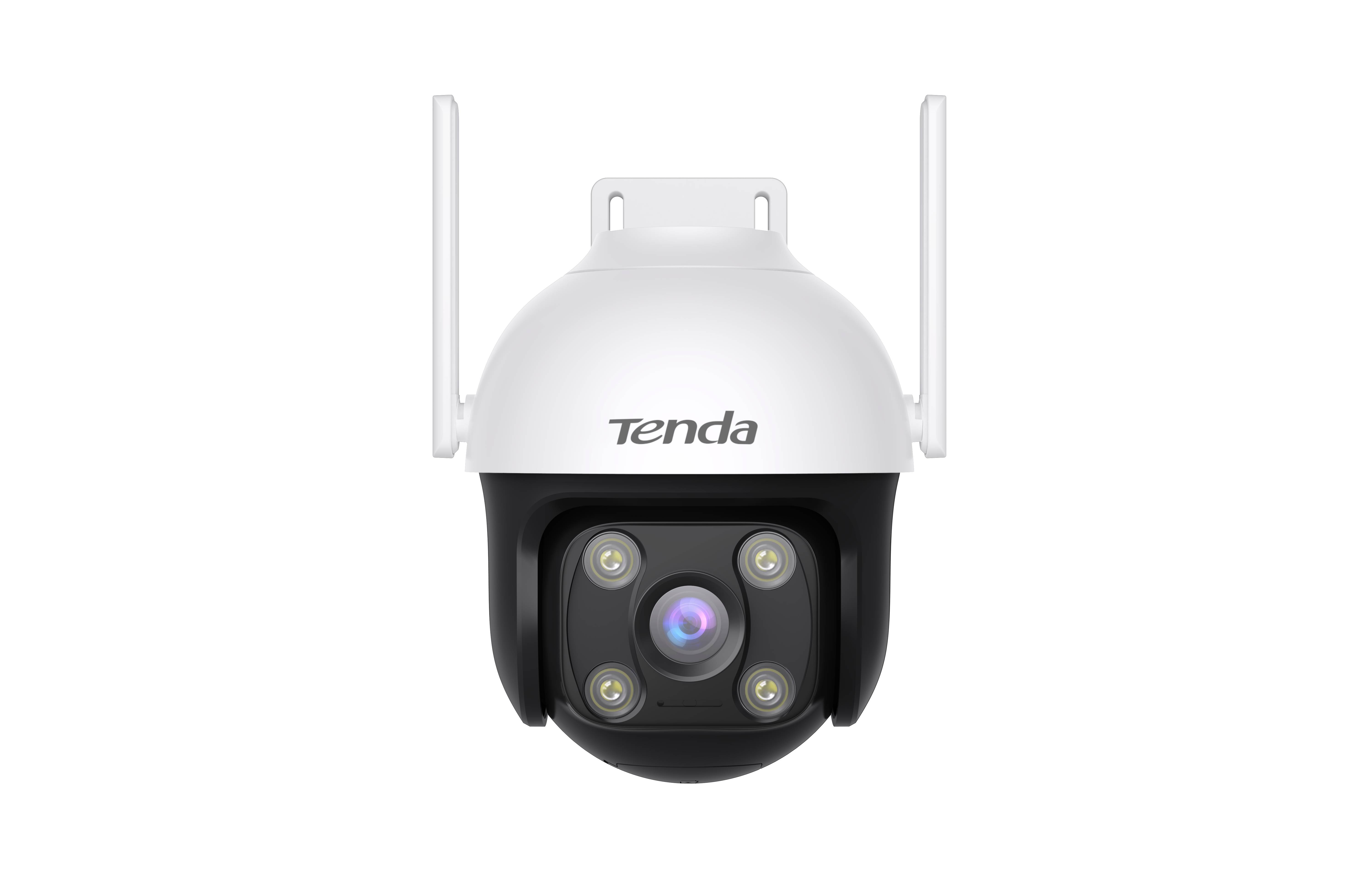 Cámara de vigilancia para exteriores de alto rendimiento TENDA CH7 - integra cobertura visual de 360°, visión nocturna a color y detección de personas. Cámara de vigilancia para exteriores de alto rendimiento TENDA CH7 - integra cobertura visual de 360°, visión nocturna a color y detección de personas.